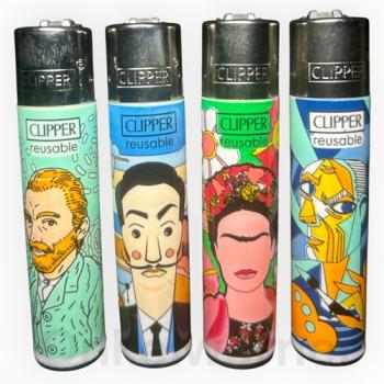 Artists Clipper Feuerzeuge Van Gogh Dali